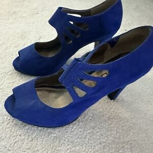 Blue heels